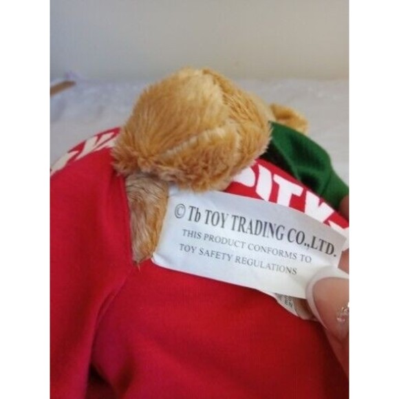 TB TOY TRADING TAIPEI, TAIWAN  TEDDY BEAR  10"INC Stuffed Animal Toy - Picture 4 of 6